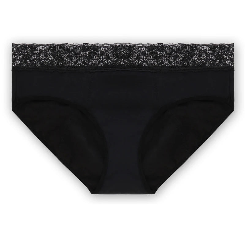 Culotte menstruelle 4 couches – Dentelle élégante, tailles XS à 6XL